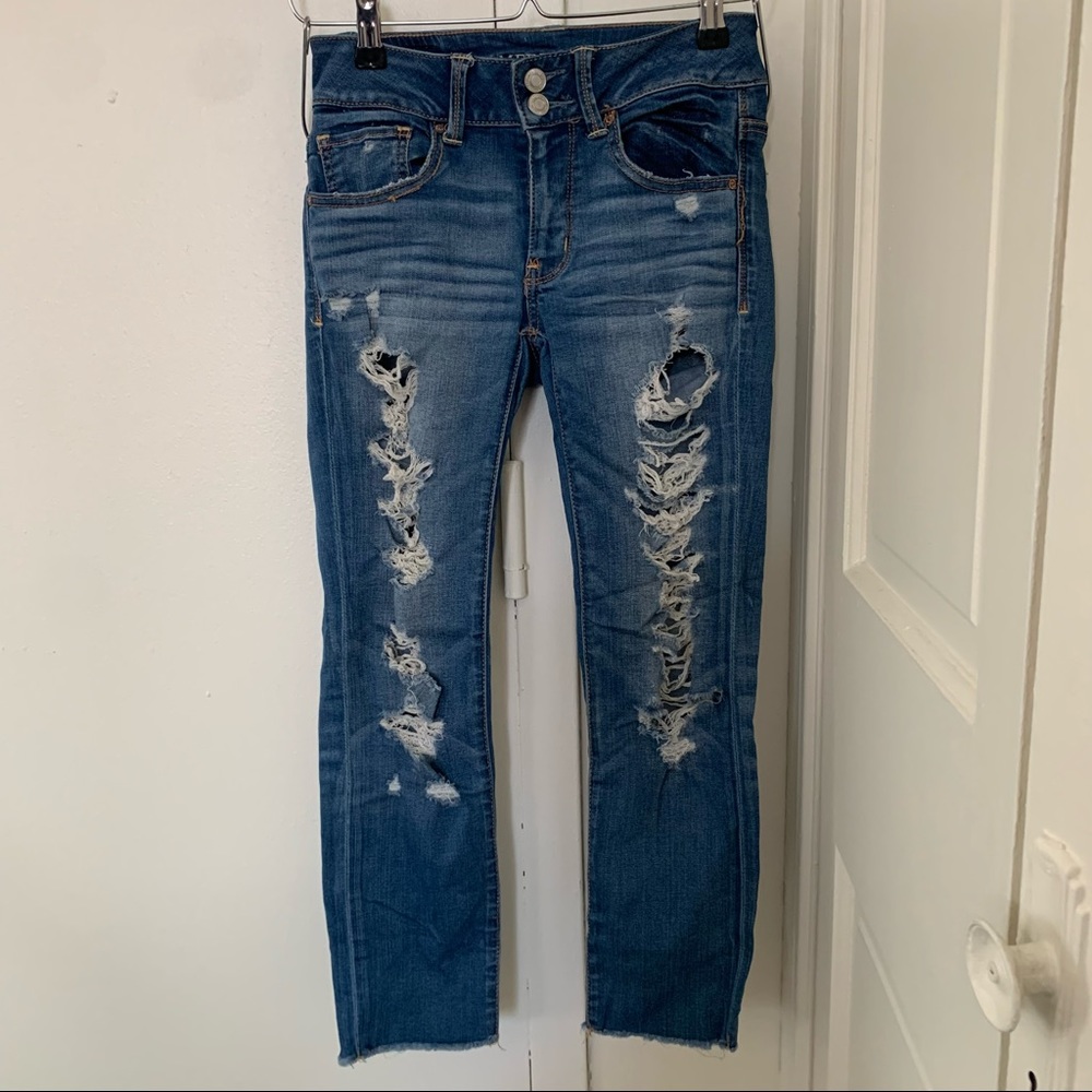 American Eagle Artist Crop Jean